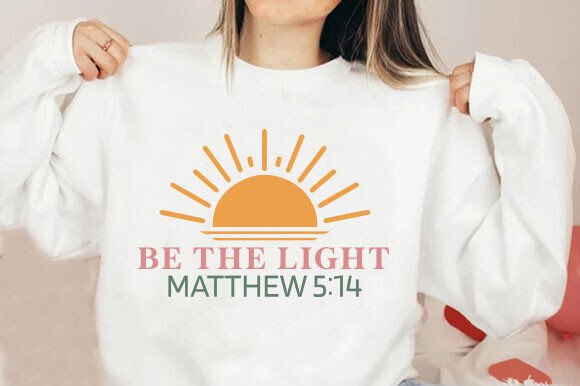 Be the Light Matthew 5 14 Christian Svg Graphics