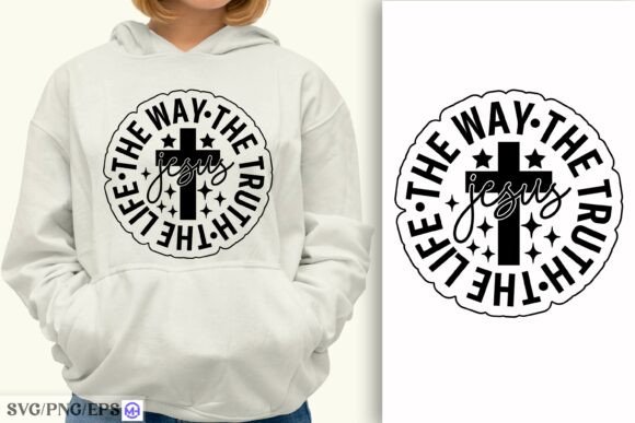 Christian Jesus Minimal SVG PNG for Graphics & T-Shirt Designs