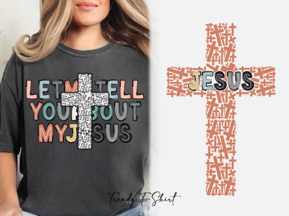 Christian SVG, Jesus PNG, Faith PNG Graphics for T-Shirt Designs