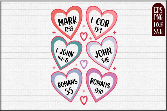 Christian Valentine Bible Verse SVG PNG Review
