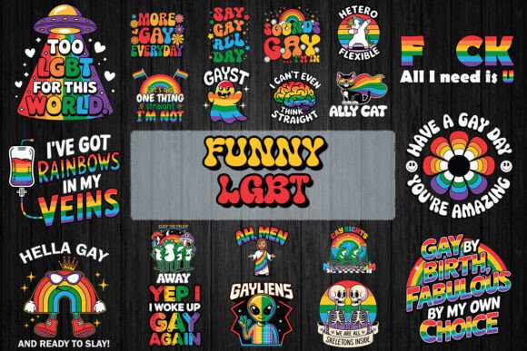 Funny LGBT SVG Bundle