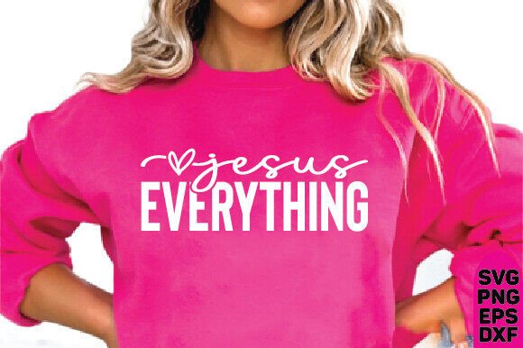 Jesus Everything SVG PNG: Christian Design Review