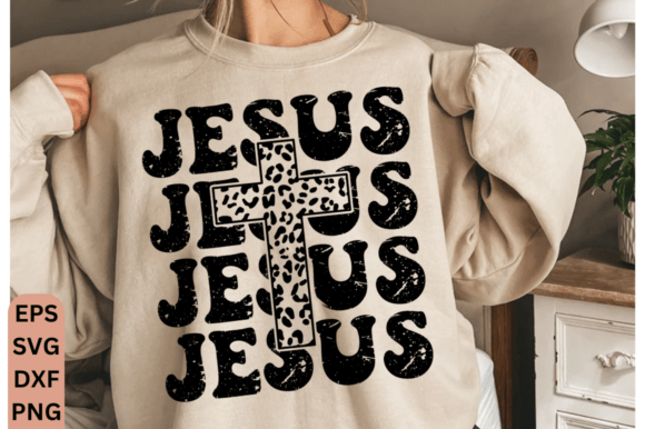 Jesus SVG Grunge Scripture Graphics & T-Shirt Designs