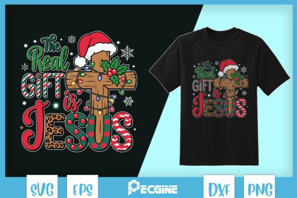 Jesus the Real Christmas Santa: T-Shirt Graphics