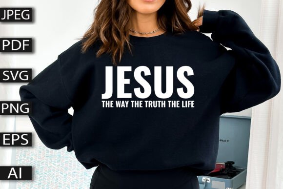 Jesus the Way Shirt Design: Graphics for T-Shirt Designs