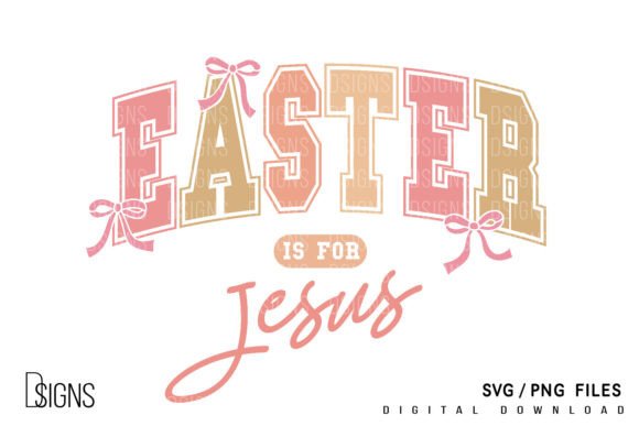 Retro Easter Is for Jesus Christian Png Graphics for T-Shirt Designs
