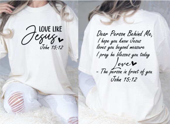 Review: Dear Person Behind Me SVG PNG Christian Graphic
