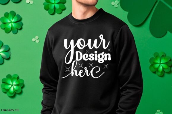 St. Patrick's Day T-Shirt Mockup: Graphics & Product Mockups